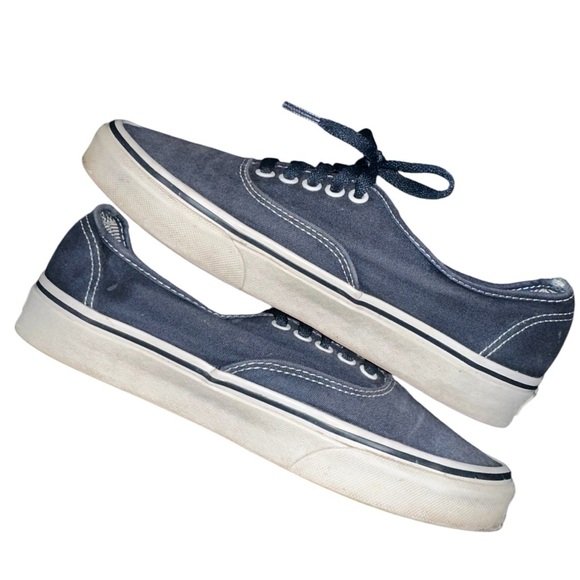 (2 for $10) Vans Classic Navy Blue Canvas Sneakers - Picture 5 of 7